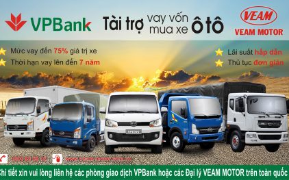 VEAM MOTOR ký hợp tác Hỗ trợ khách hàng vay vốn mua xe lên tới 75% tại Ngân hàng VPbank