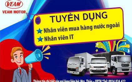 THÔNG BÁO TUYỂN DỤNG NHÂN SỰ NĂM 2023
