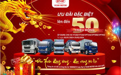VEAM MOTOR KHUYẾN MẠI “ĐÓN XUÂN RỒNG VÀNG – RỘN RÀNG TÀI LỘC”