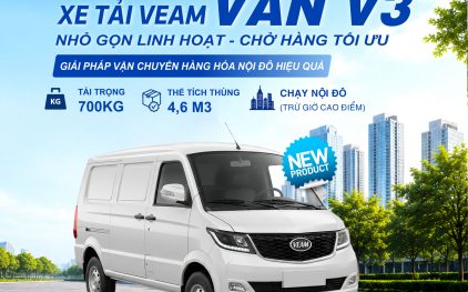 XE TẢI VAN V3 – GIẢI PHÁP VẬN CHUYỂN LINH HOẠT CHO NỘI ĐÔ