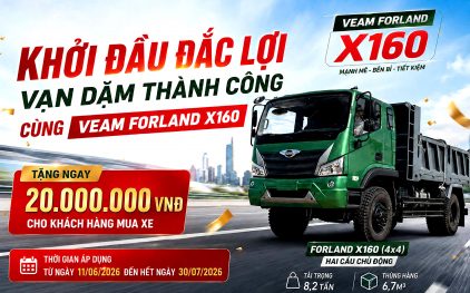 Khuyến Mại VEAM FORLAND X160